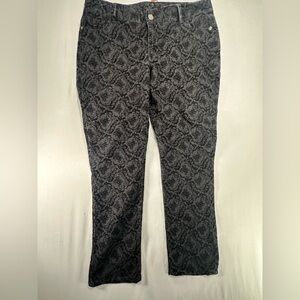 Women’s Indigo By Rider Skinny Black Pants Size 18 M ##824